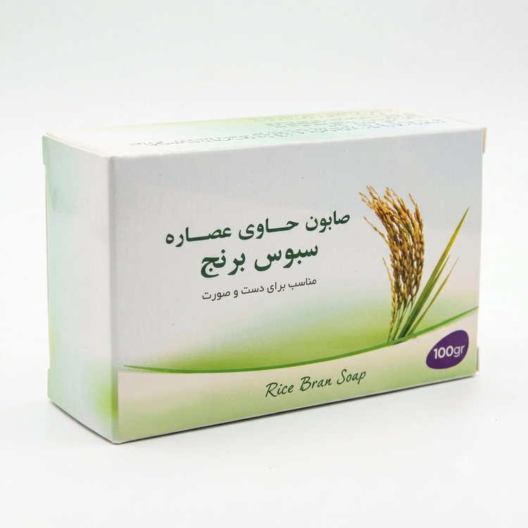 صابون دست و صورت سبوس برنج (پک ۳عددی)